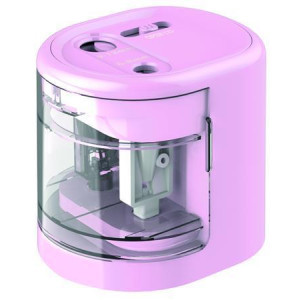 Острилка Rapesco PS12-USB, електрическа, розова