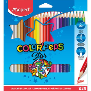 Цветни моливи Maped Color peps, 24 цвята