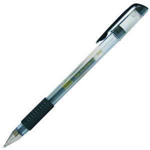 Гел химикалка Marvy Uchida, металик 0.7 мм, черна
