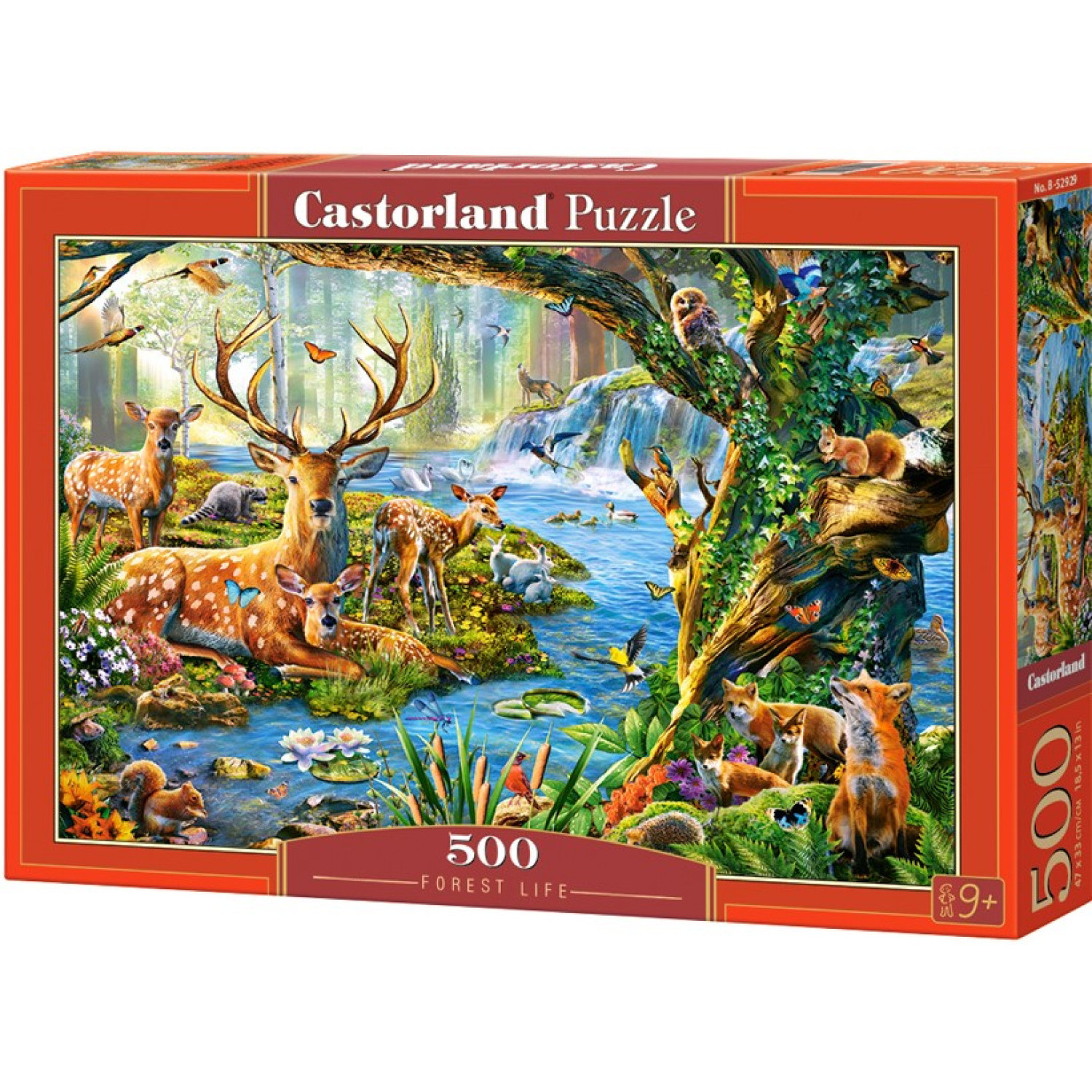 Пъзел Castorland Forest life, 500 елемента, B-52929