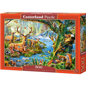 Пъзел Castorland Forest life, 500 елемента, B-52929