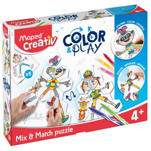 Пъзели Maped Color Play Комбо, 68 части