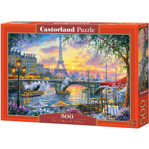 Пъзел Castorland Tea time in Paris, 500 елемента, B-53018