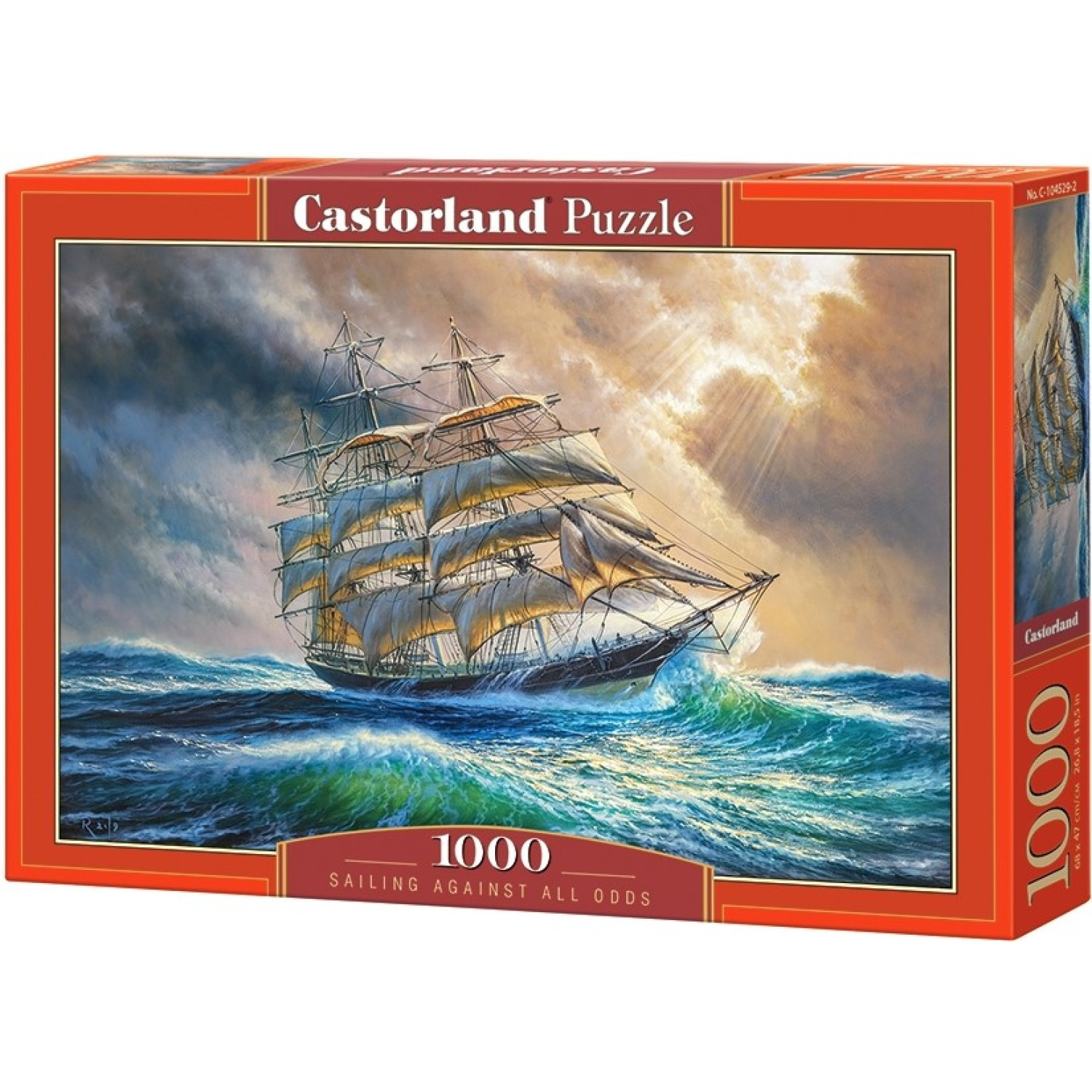 Пъзел Castorland Sailing against all Odds, 1000 елемента, C-104529