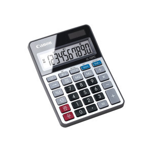 Canon Настолен калкулатор LS-102TC, 10-разряден, сив
