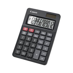 Canon Настолен калкулатор AS-120 II, 12-разряден, черен