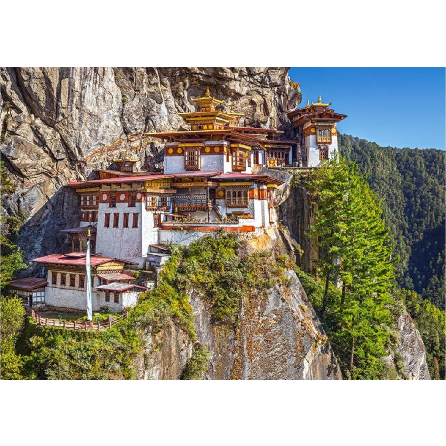 Пъзел Castorland View of Paro Taktsang, Bhutan, 500 елемента, B-53445