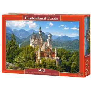 Пъзел Castorland Изглед към замъка Нойшванщайн, Германия, 500 елемента, B-53544