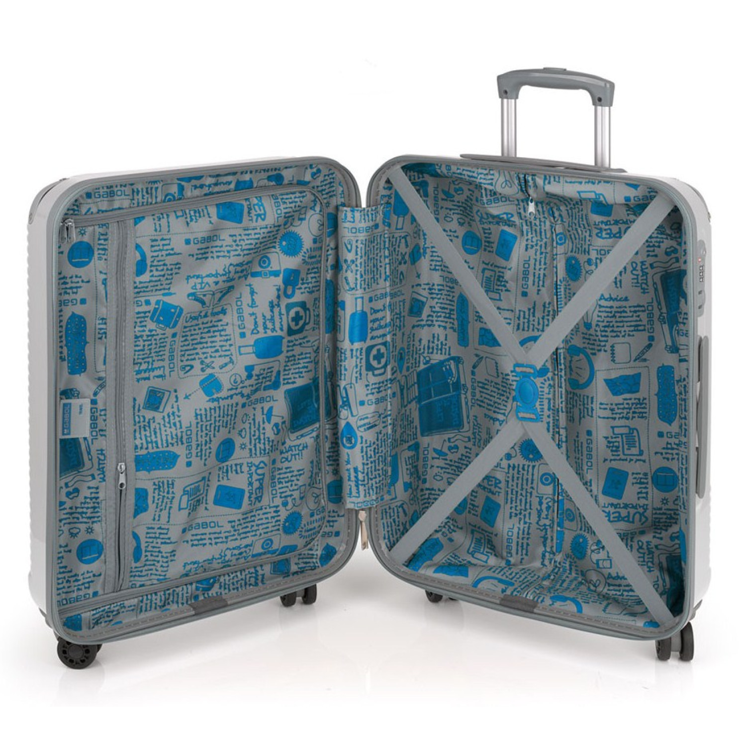 Куфар Gabol Balance сребрист, 40 x 20 x 55 см