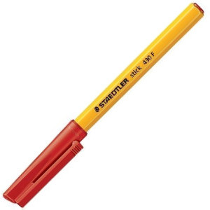 Химикалка Staedtler Stick 430 F, червена