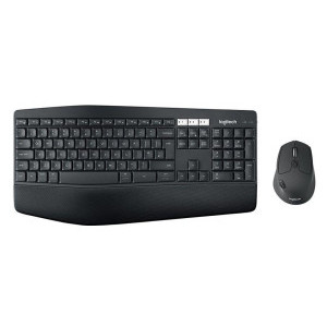 Kомплект клавиатура с мишка Logitech MK850, Безжичен, Bluetooth, 2.4 GHz, Черен