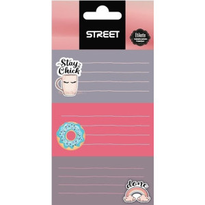 Етикети за тетрадки Street Sweet, 9 броя